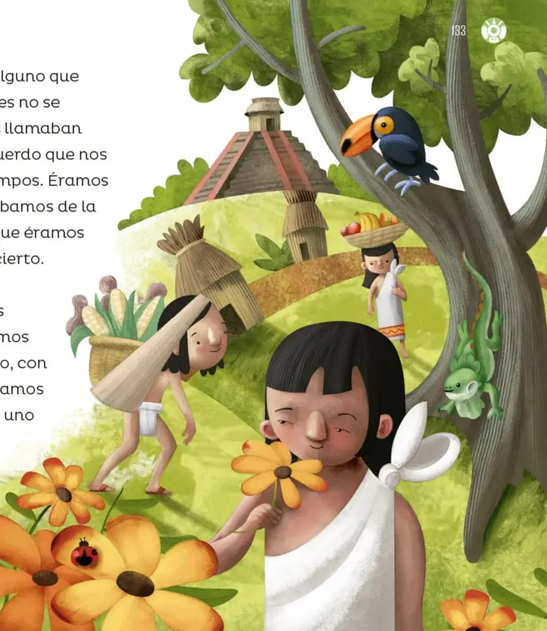 Figura 1 de Múltiples lenguajes. Libro de Educación Preescolar Grado 3° Ciclo Escolar 2025 - 2026