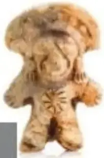 Figura de barro que representa una Venus de la cultura Valdivia.