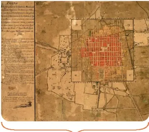 Fotografía del Museo Nacional con vitrinas y piezas arqueológicas.