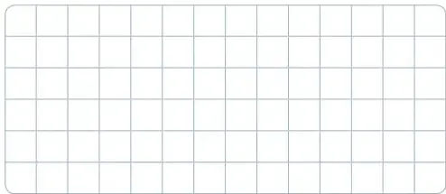Cuadrícula en blanco para realizar los cálculos del problema b.
