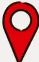 Icono de un marcador de mapa rojo.