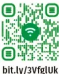 Recuadro con QR y enlace bit.ly/3vfgIUk que invita a observar el video 'El álgebra y los daños causados por el calentamiento global'.
