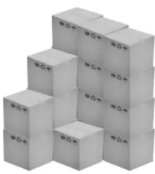 Caja de 5 cm × 5 cm × 10 cm