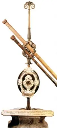 Título decorativo en tipografía manuscrita blanca sobre una banda oscura de cielo estrellado con iconos de planeta, átomo, cometa y luna.