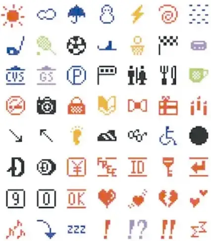 Tres emojis amarillos de expresión facial: con lágrima, con gota de sudor y con boca sorprendida.