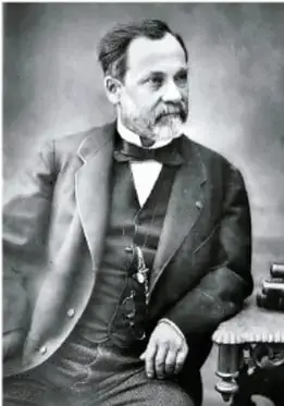 Retrato fotográfico de Louis Pasteur.
