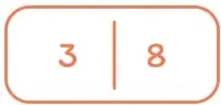 Ejemplo resuelto: tarjeta con los dígitos 4 y 5, cuatro barras verdes (decenas) y cinco cuadraditos verdes (unidades) en diagonal, y el texto 'cuarenta y cinco'.