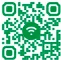 Código QR verde con el enlace bit.ly/3WQBMwg y texto que invita a realizar el recurso informático 'Hagamos nuestra convención'.