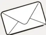 Ilustración de un sobre de carta.