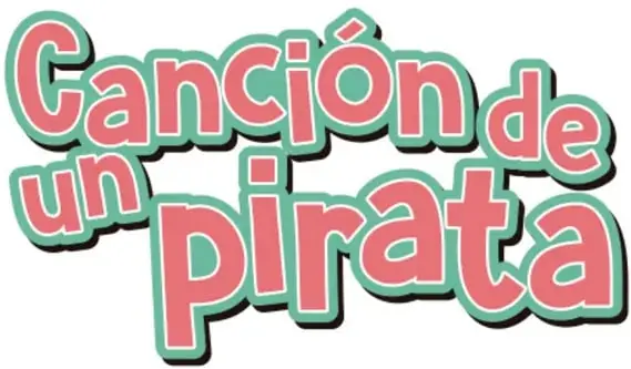 Pirata sonriente con sombrero rojo, parche en el ojo, garfio y pata de palo, caminando en la playa junto a un cofre del tesoro.
