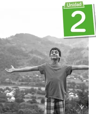 Etiqueta verde 'Unidad 1' con el número 1 en blanco, junto al título 'El agua en el planeta'.