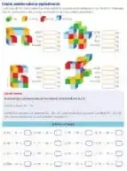 Miniatura de páginas del libro que muestran actividades de estrategias para resolver problemas y desarrollo del pensamiento.