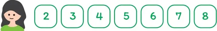 Encabezado verde con el texto "Matemática - 1° Básico".