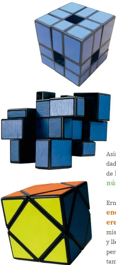 Rompecabezas azul de forma irregular con piezas salientes (cubo con forma extraña).