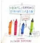 Portada del libro 'El día en que los crayones renunciaron' con ilustraciones de crayones de colores y el título visible.