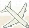 Ícono de un avión de papel