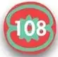 Globo rojo con el número de página '108'.