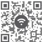 Código QR para escanear y ver el cortometraje, acompañado de un ícono de reproducción.