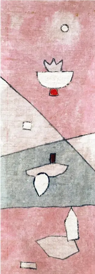 Código QR que enlaza a una animación basada en las obras de Paul Klee.