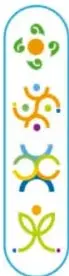 Cuatro iconos coloridos en columnas redondeadas: uno por cada campo formativo (Lenguajes, Saberes y pensamiento científico, De lo humano y lo comunitario, Ética, naturaleza y sociedades).