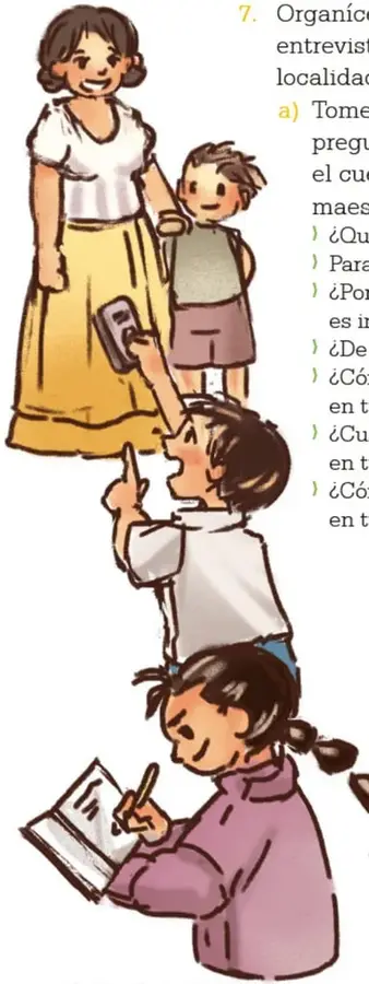 Ilustración de una madre con su hijo pequeño, ambos sonriendo.