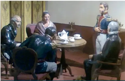 En la casa del corregidor de Querétaro se reunían Josefa Ortiz de Domínguez, Allende, Aldama y Miguel Hidalgo. La conspiración fue descubierta y el pronunciamiento se anticipó.