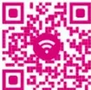 Código QR rosa con enlace https://bit.ly/4dQq7mc para acceder al cortometraje.