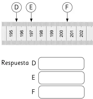 Dos reglas graduadas para marcar longitudes con flechas.
