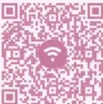 Código QR rosa con enlace https://acortar.link/5mNPi0 para estrategias de texto monográfico.