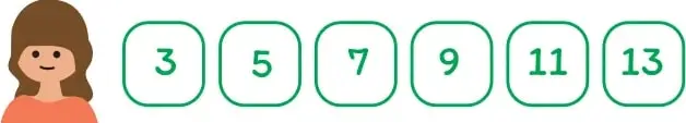 Franjas verdes con el título Unidad 2 - Patrones y la etiqueta vertical Lección 2.