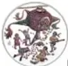 Imagen del reverso de la 'Medalla, Noche de Paz, Piñata', de plata, 1 onza, diámetro 38 mm, Colección Casa de Moneda de México.