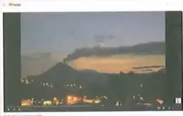 Erupción del Anak Krakatau con detalle de daños