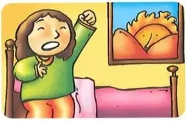 Actividades de la tarde: leer o estudiar, jugar y almorzar.