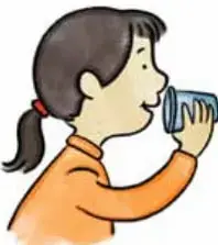 Ilustración de una niña hablando por un vaso conectado con un cordel a otro vaso que sostiene un niño, formando un teléfono casero.