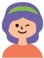 Secuencia de figuras geométricas: rectángulo morado, cuadrado naranja, círculo naranja, triángulo verde, repetidas dos veces; debajo, las opciones A, B y C con grupos de cuatro figuras.