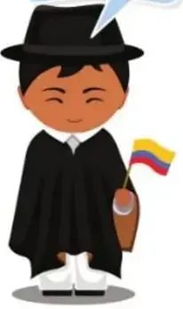 Ilustraciones de gallo, niño con rastrillo, abuela con nieta y gorrión.