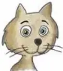 Ilustración de la Gata blanca.
