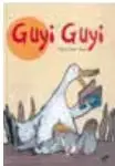 Portada del libro 'Guyi Guyi' con ilustración de un pato y un cocodrilo.