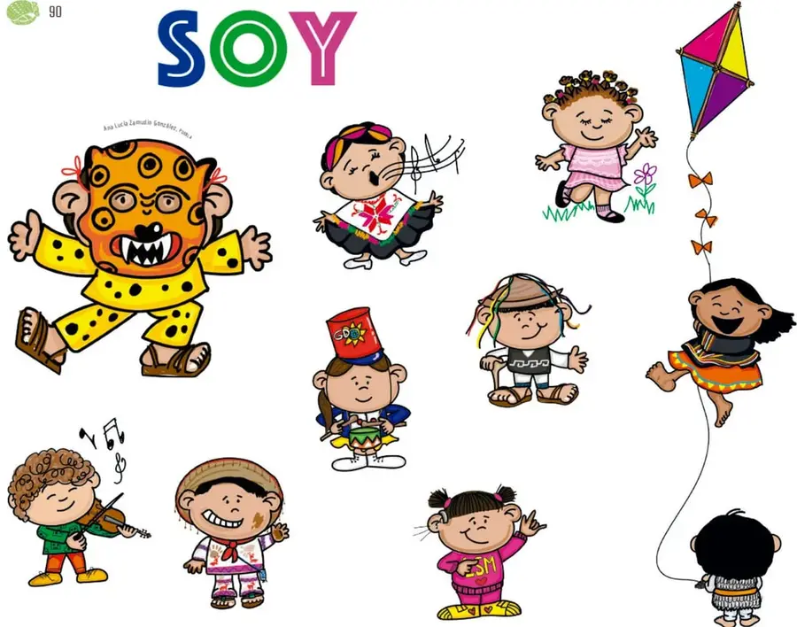 Figura 1 de Múltiples lenguajes.   Libro de Educación Preescolar Grado 2°  Ciclo Escolar 2025 - 2026