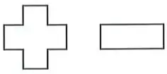 Signos de suma y resta y dos recuadros de colores para escribir las respuestas.