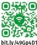 Recuadro con la indicación de observar el video 'Gráficas de mezclas y productos' y un código QR con el enlace bit.ly/49Gp4D1.
