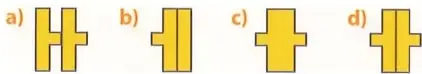 Tabla de tres filas y tres columnas con los valores 8, 6, 14; 5, A, 15; 2, 14, B.