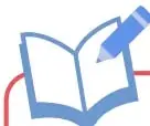 Ícono de un libro abierto con un lápiz, que indica la actividad 'Lee y completa'.
