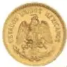 Ficha del anverso de una moneda de oro (Diez Pesos, 1905).