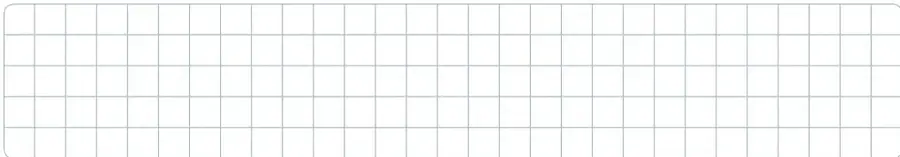 Arreglo de 60 puntos distribuidos en 10 columnas y 6 filas, usado para escribir dos divisiones.