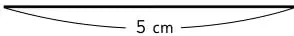 Triángulo ABC con AB = 5 cm, BC = 6 cm, ángulo B = 50° y ángulo C = 30°.