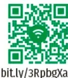 Código QR verde con el enlace bit.ly/3RpbpgXa para consultar sobre ecuaciones lineales y jerarquía de operaciones.