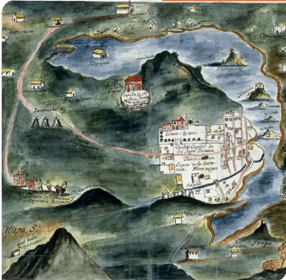 Traslado de la Ciudad de Mechuacan de Tzintzuntzan a Pátzcuaro, 1538.
