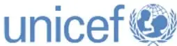 Logotipo de Unicef con el símbolo de la madre y el niño.