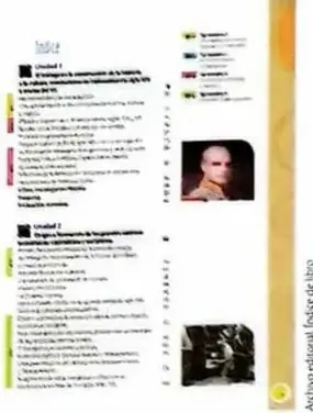 Imagen de una presentación o índice digital con texto, colores y fotografías; ilustra distintos tipos de índices y recursos visuales.